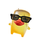 Esprit de canard accessoire de dos style