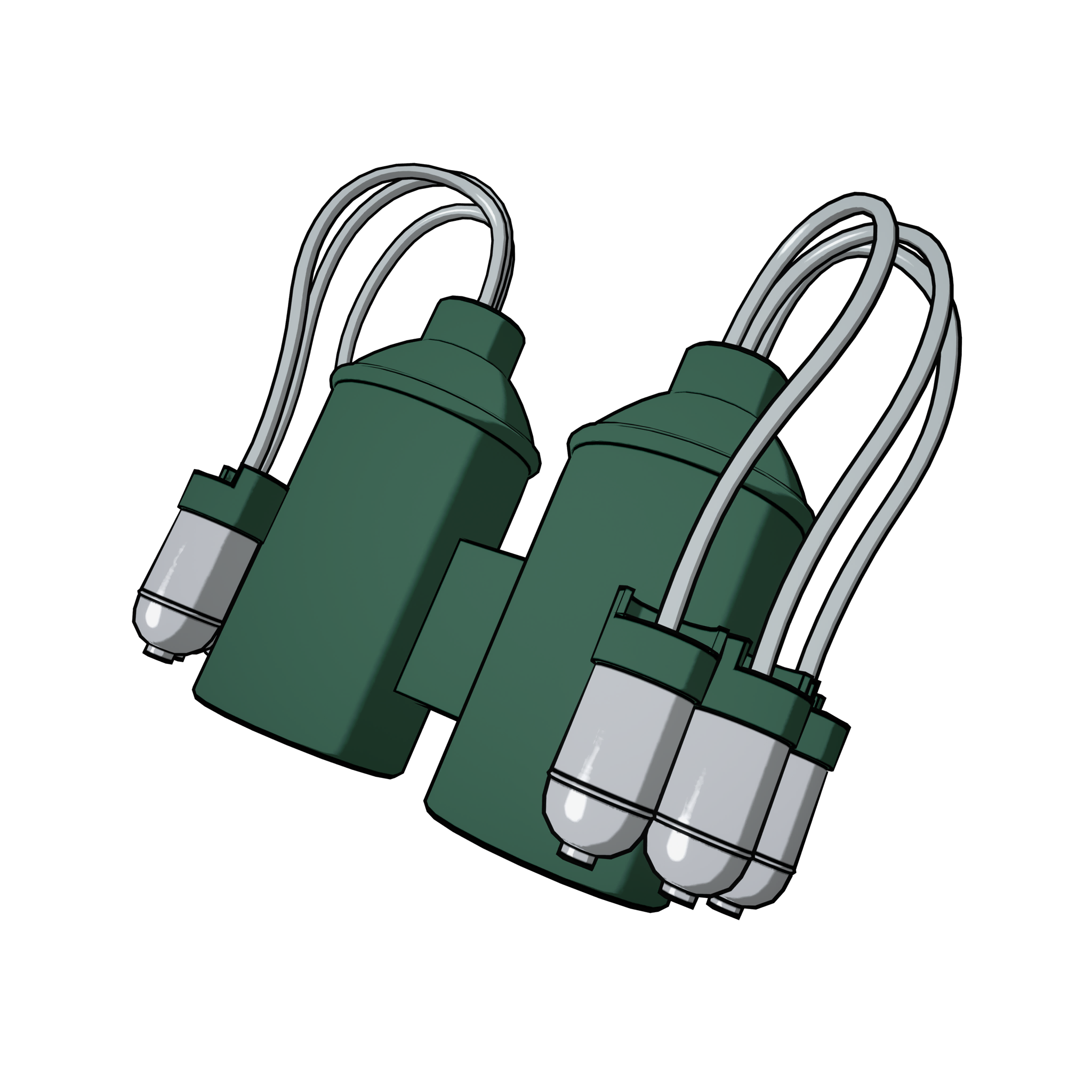 変身用タンク（レア バックアクセサリー）- フォートナイト