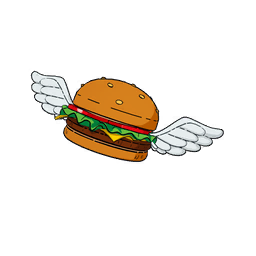 Flying Burger Icon
