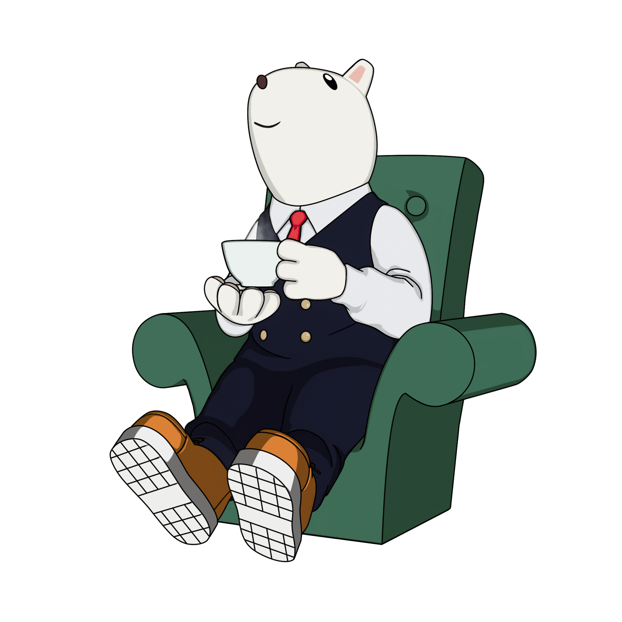 根津校長（エピック バックアクセサリー）- フォートナイト