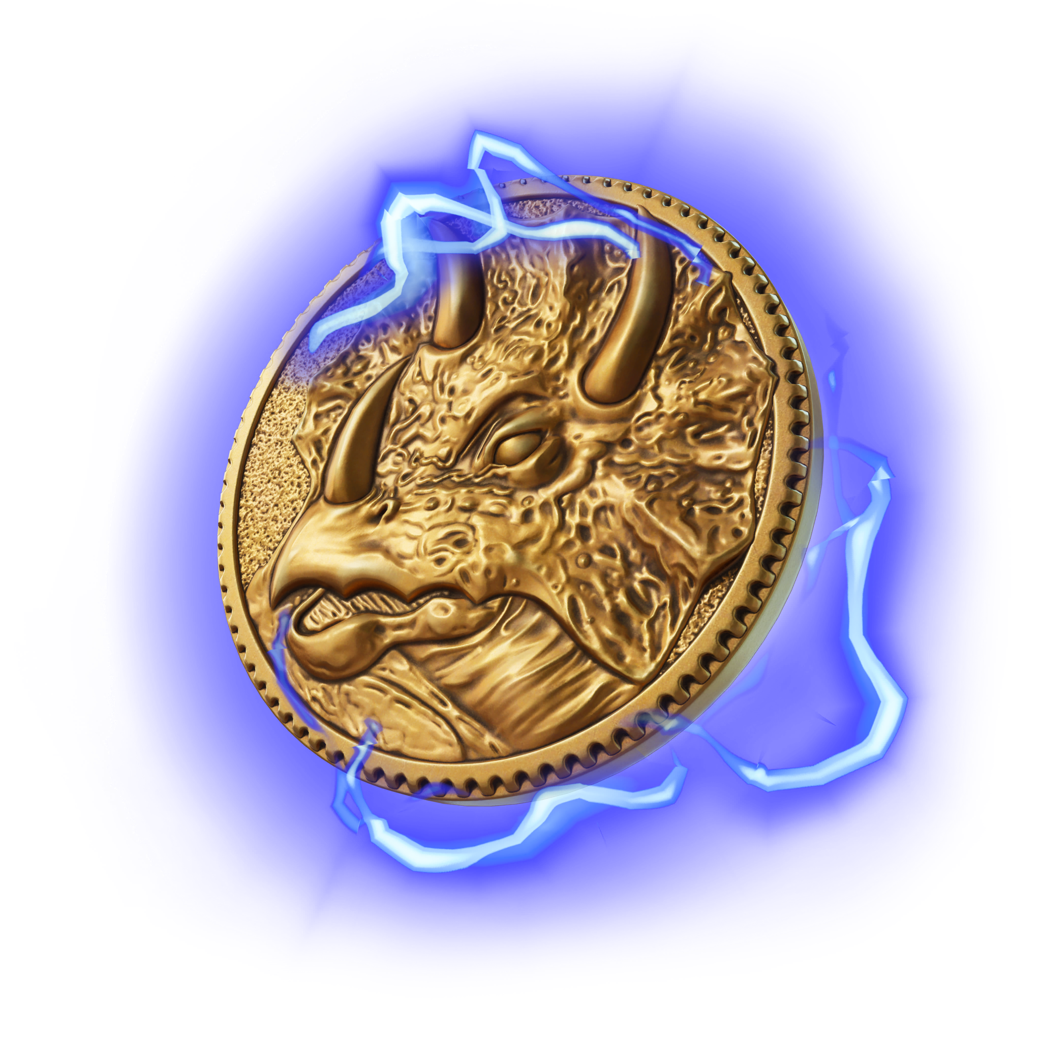 Triceratops Coin