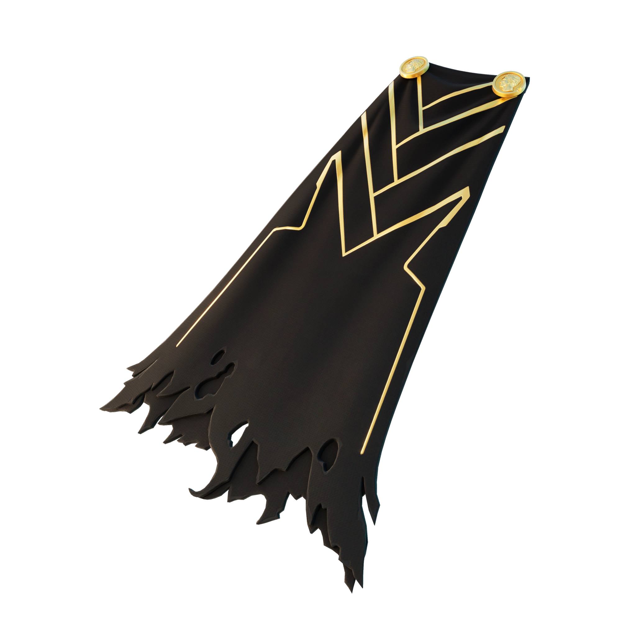 黄金の王のマント（レア バックアクセサリー）500 V-Bucks - フォートナイト