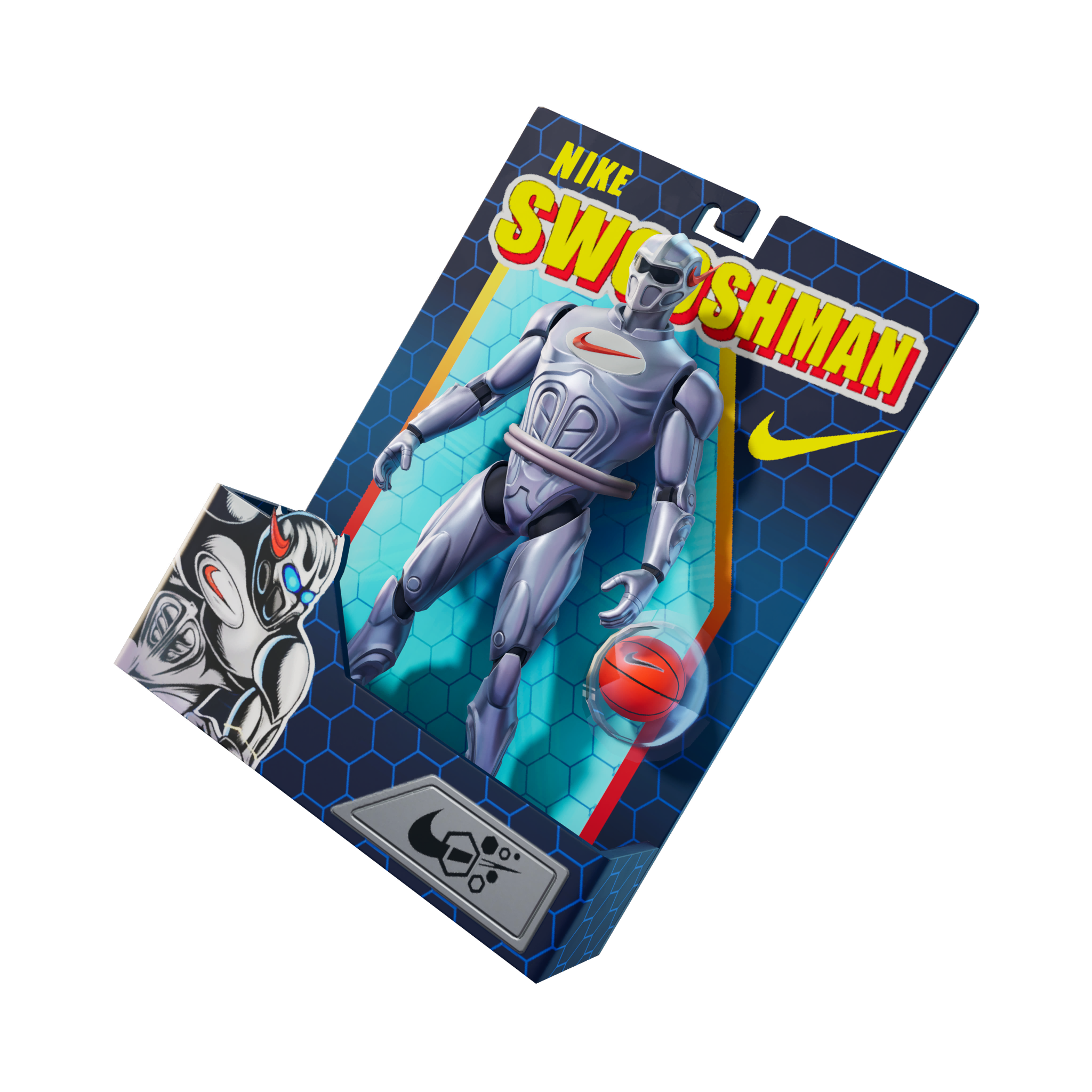 スウッシュマンのアクションフィギュア