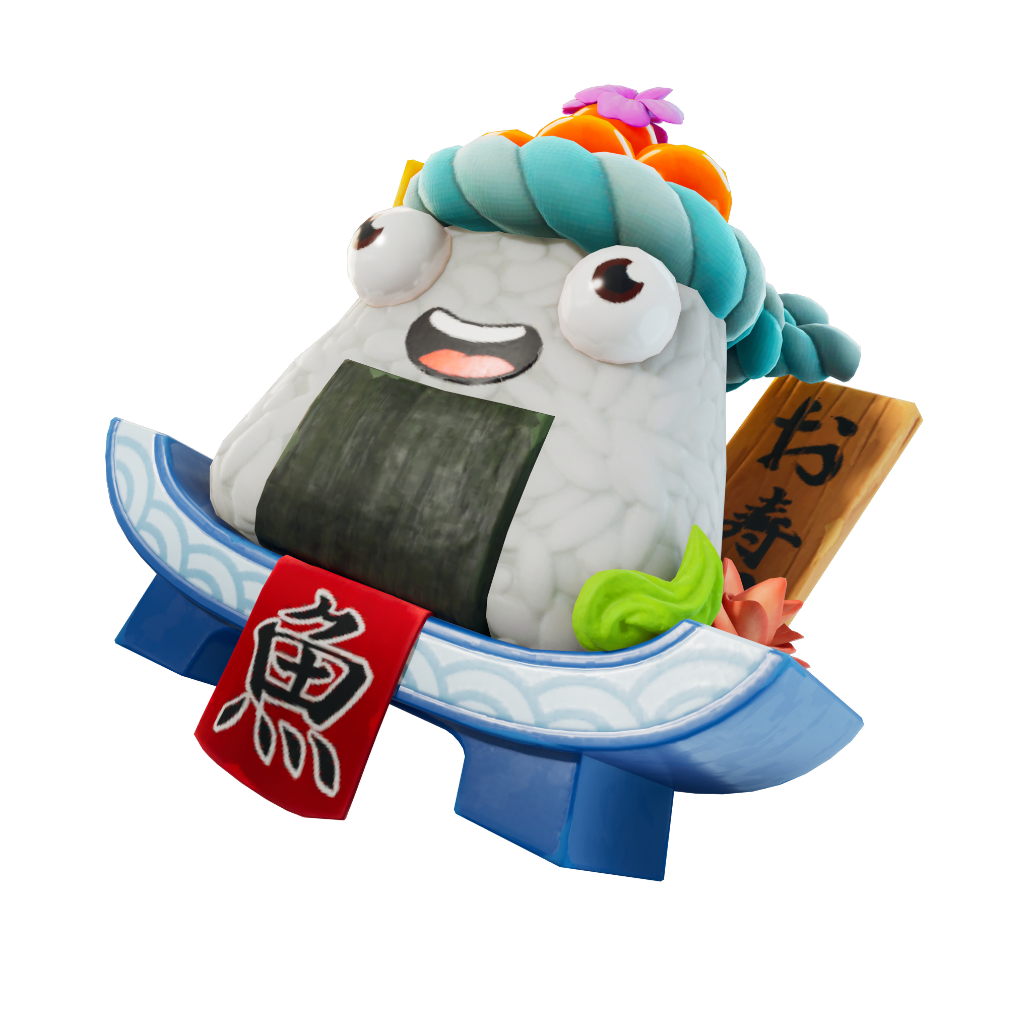 オニギリ・バディ（レア バックアクセサリー）- フォートナイト