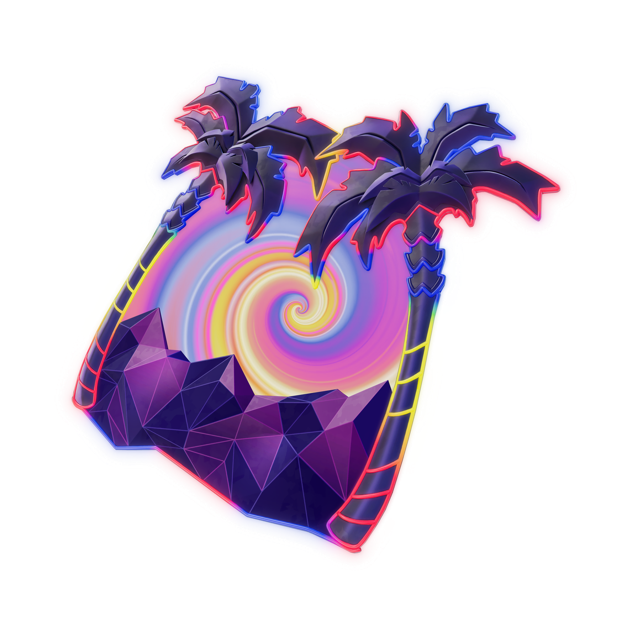 サンセットスワール（エピック バックアクセサリー）- フォートナイト