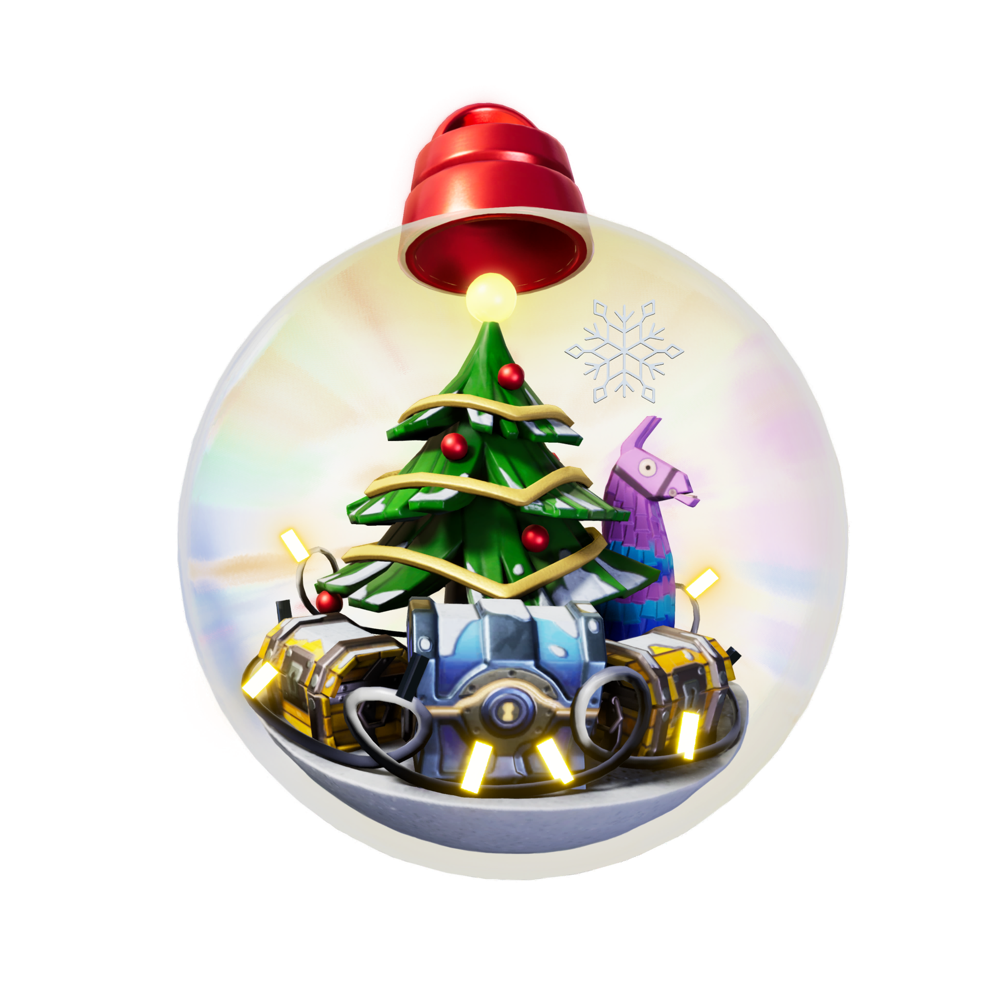 スワーリースノーグローブ（レア バックアクセサリー）- フォートナイト