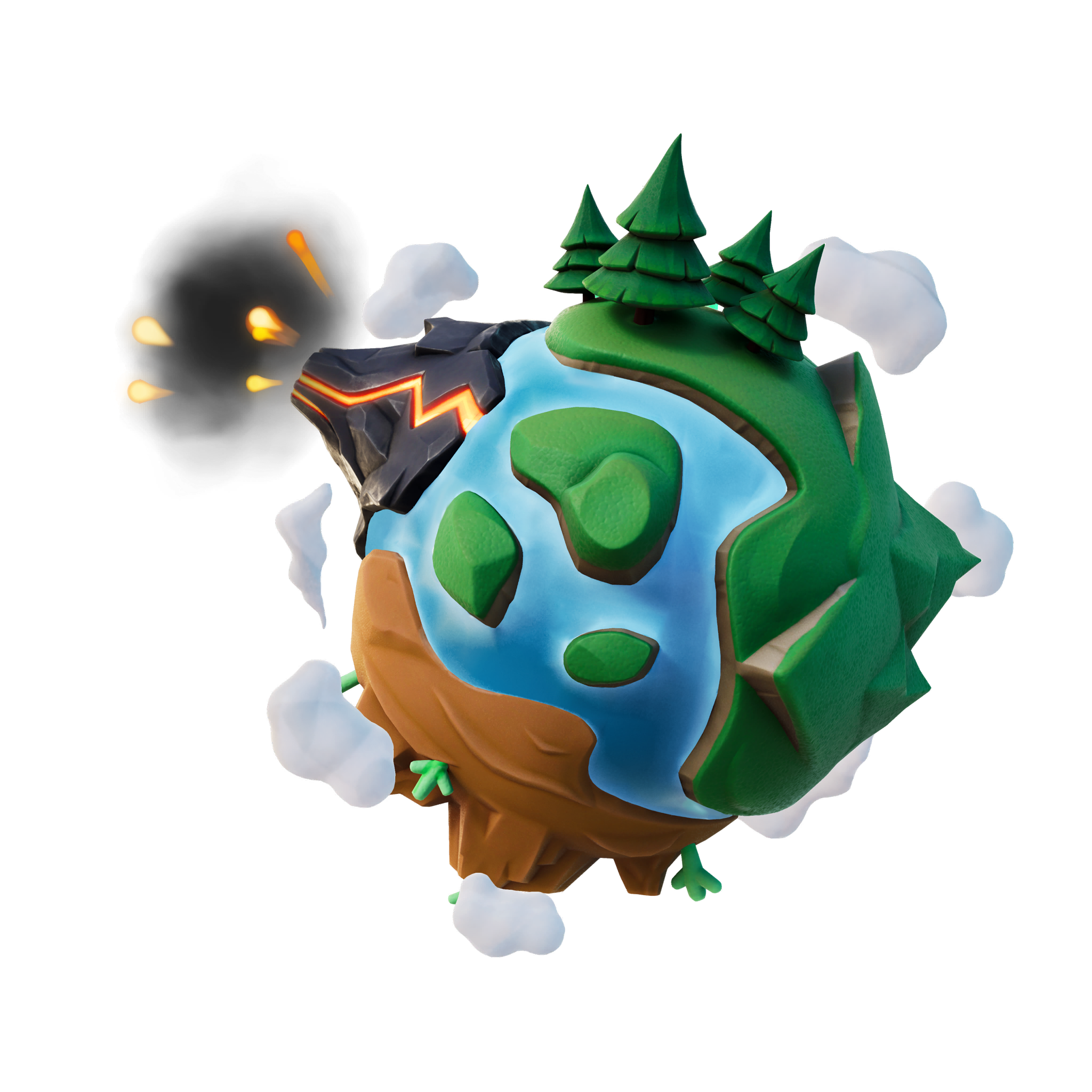 グロービー（エピック バックアクセサリー）- フォートナイト