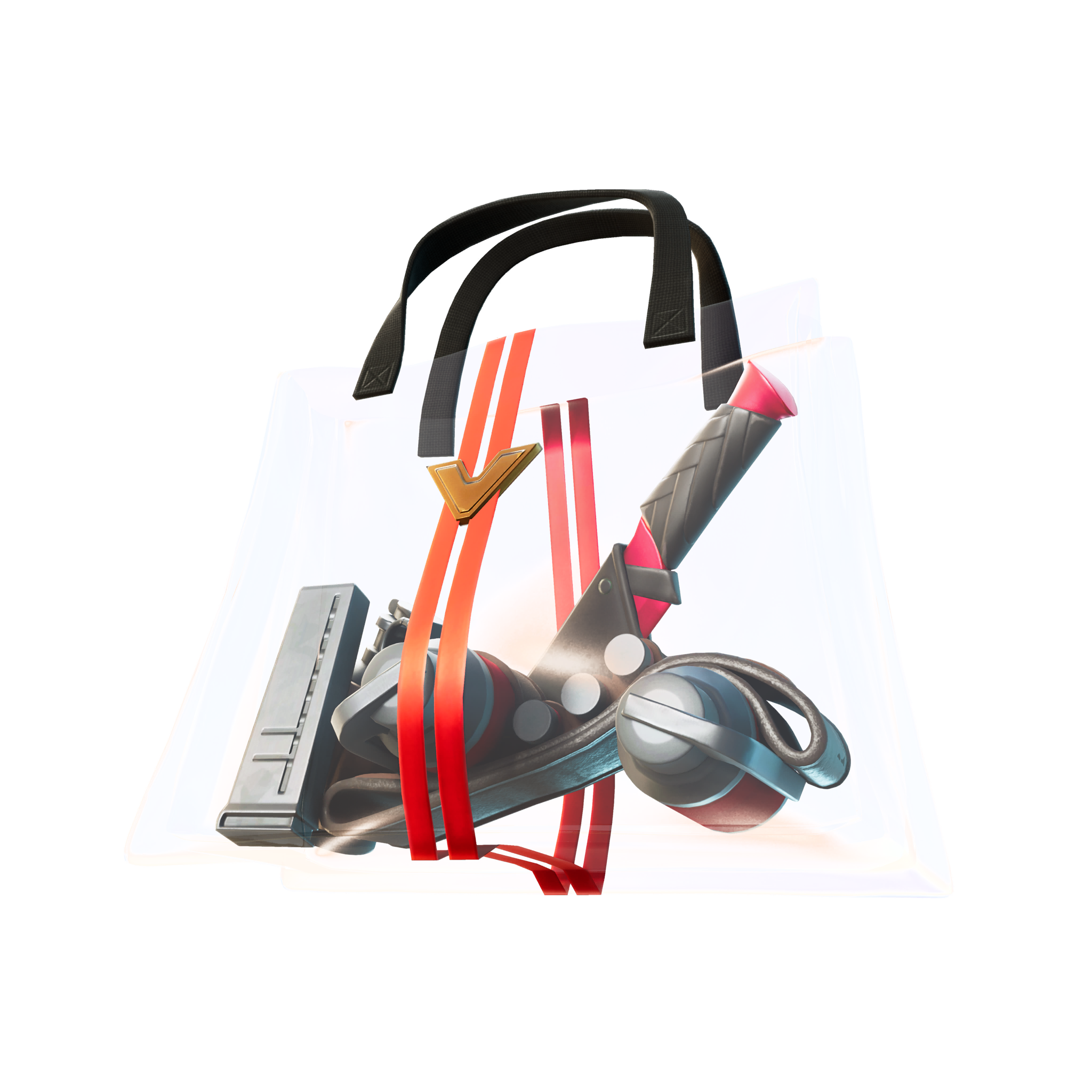 トランスルーセント・トート（レア バックアクセサリー）- フォートナイト