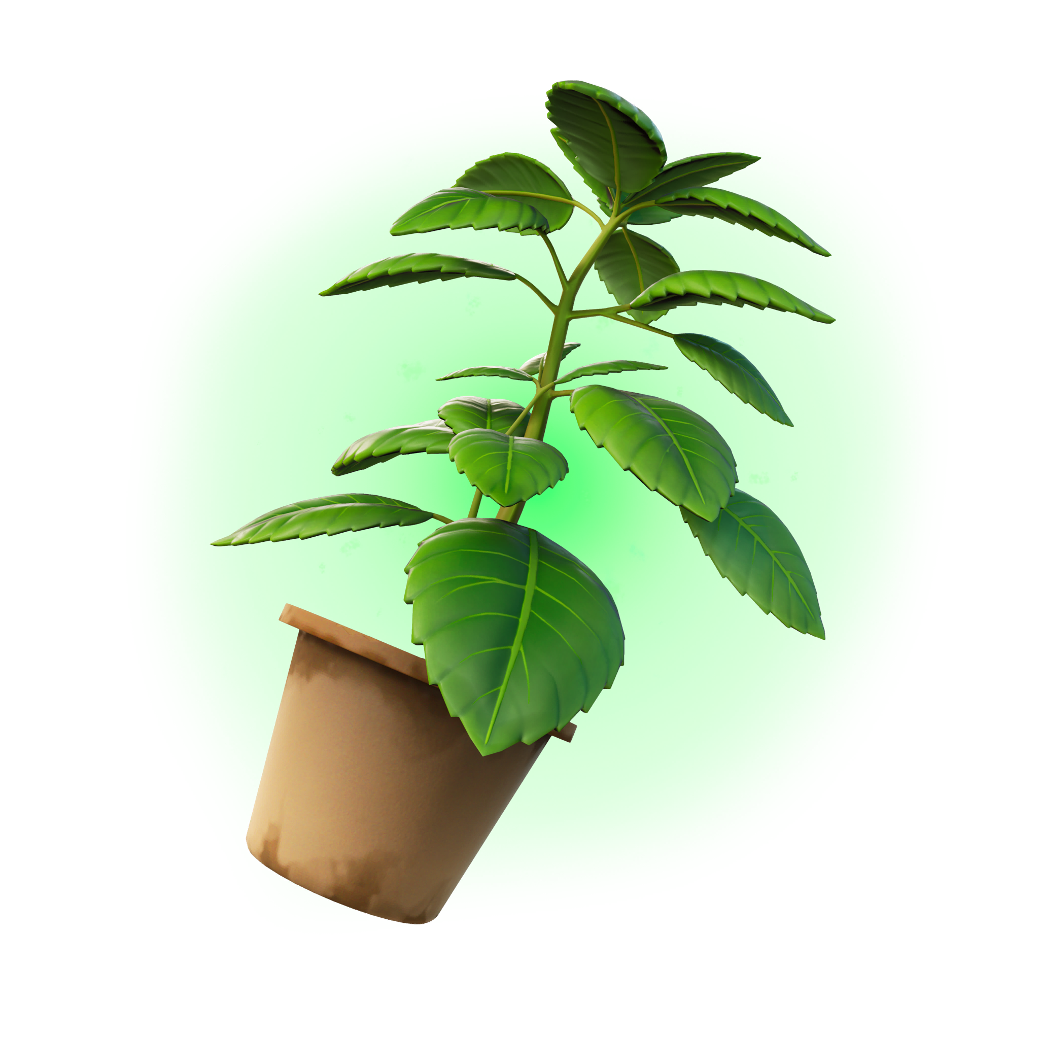 グリーンハーブ（ゲーミングレジェンズ バックアクセサリー）- フォートナイト