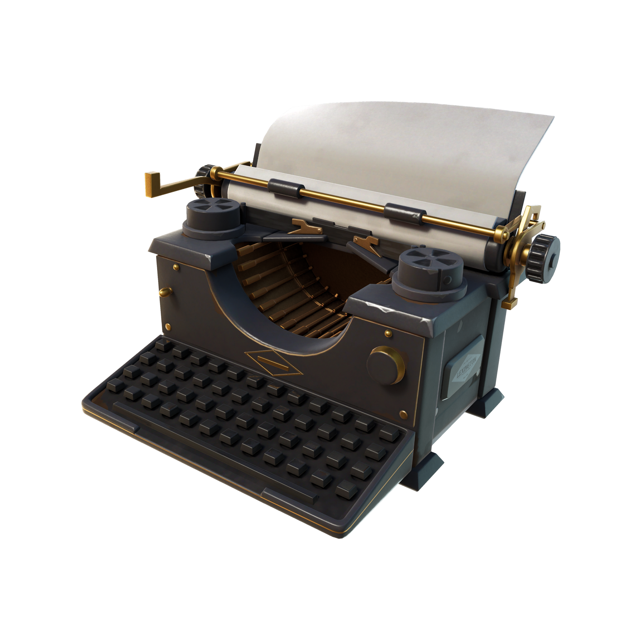 セーブ用タイプライター（ゲーミングレジェンズ バックアクセサリー）- フォートナイト