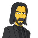 John Wick (The Simpsons) character Style
