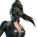 mask/goggles on