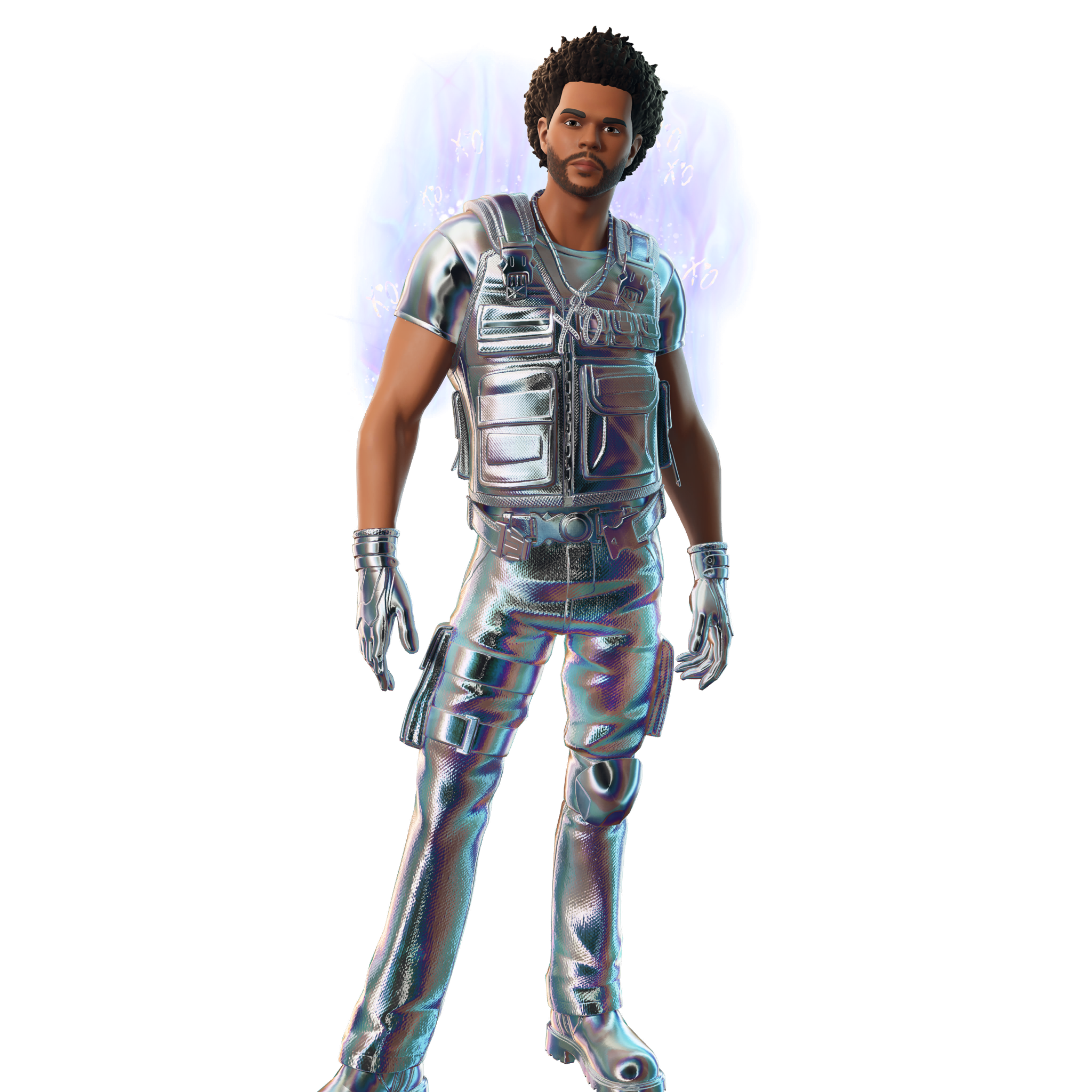 プラチナ The Weeknd（アイコンシリーズ スキン）- フォートナイト