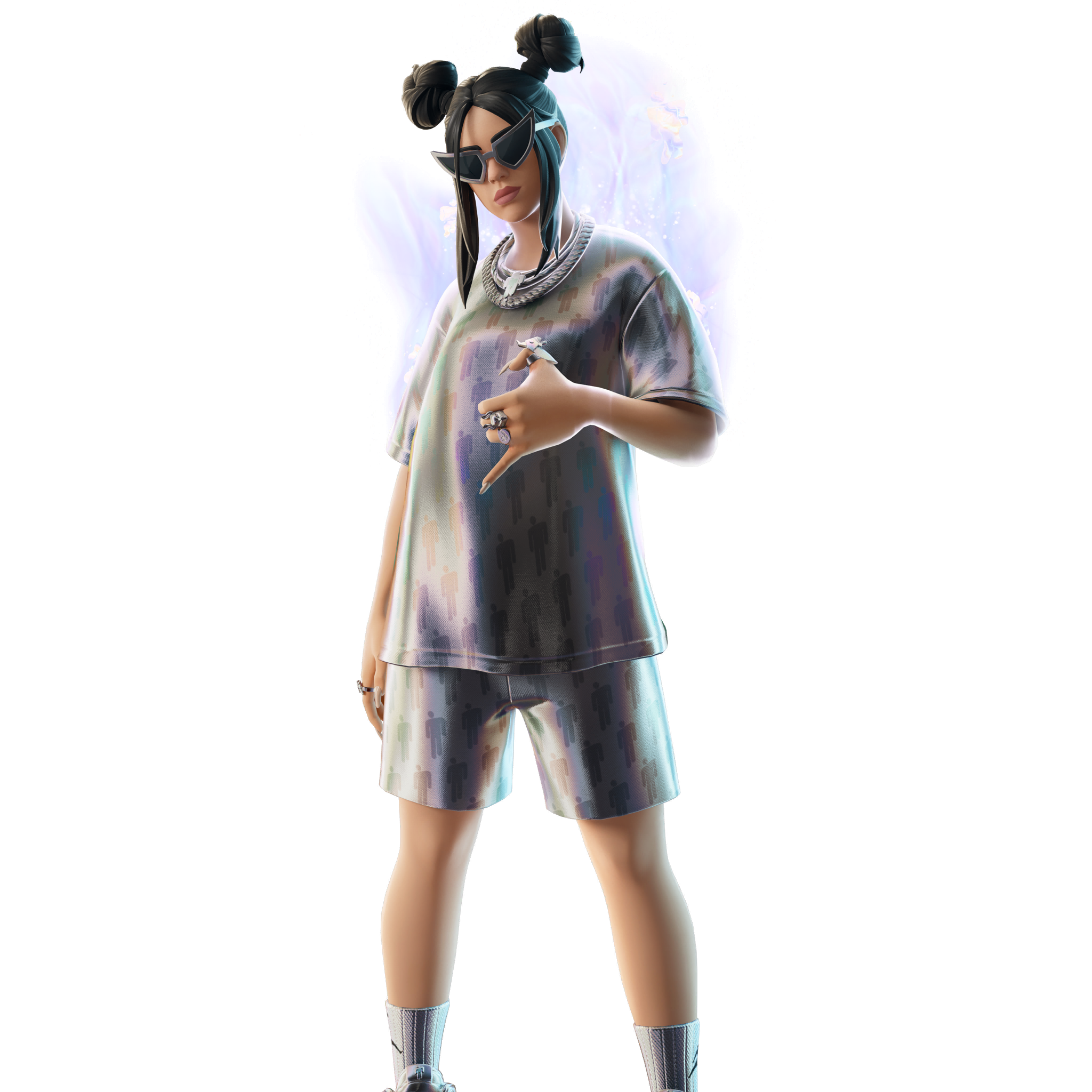 プラチナ Billie Eilish（アイコンシリーズ スキン）- フォートナイト