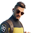 Fortnite GLASSES ON Outfit Skin