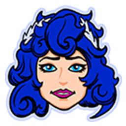 目を輝かせるアルテミス