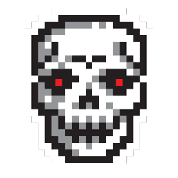 フォートナイトエモートアイコンの笑うドクロ