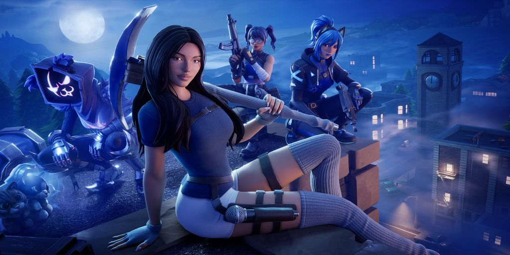 Rooftop Madison — Icon Series Loading Screen in Fortnite