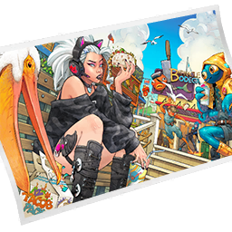 スクイブリーのおやつタイム（アンコモン ロード画面）- フォートナイト