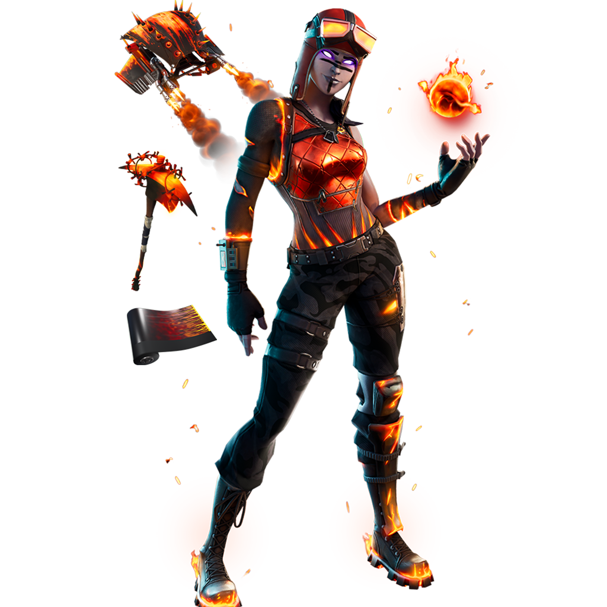 レネゲードフレイム バンドル（ラヴァシリーズ バンドル）2,000 V-Bucks - フォートナイト