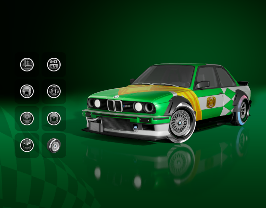BMW E30 + Power Rangers Bundle