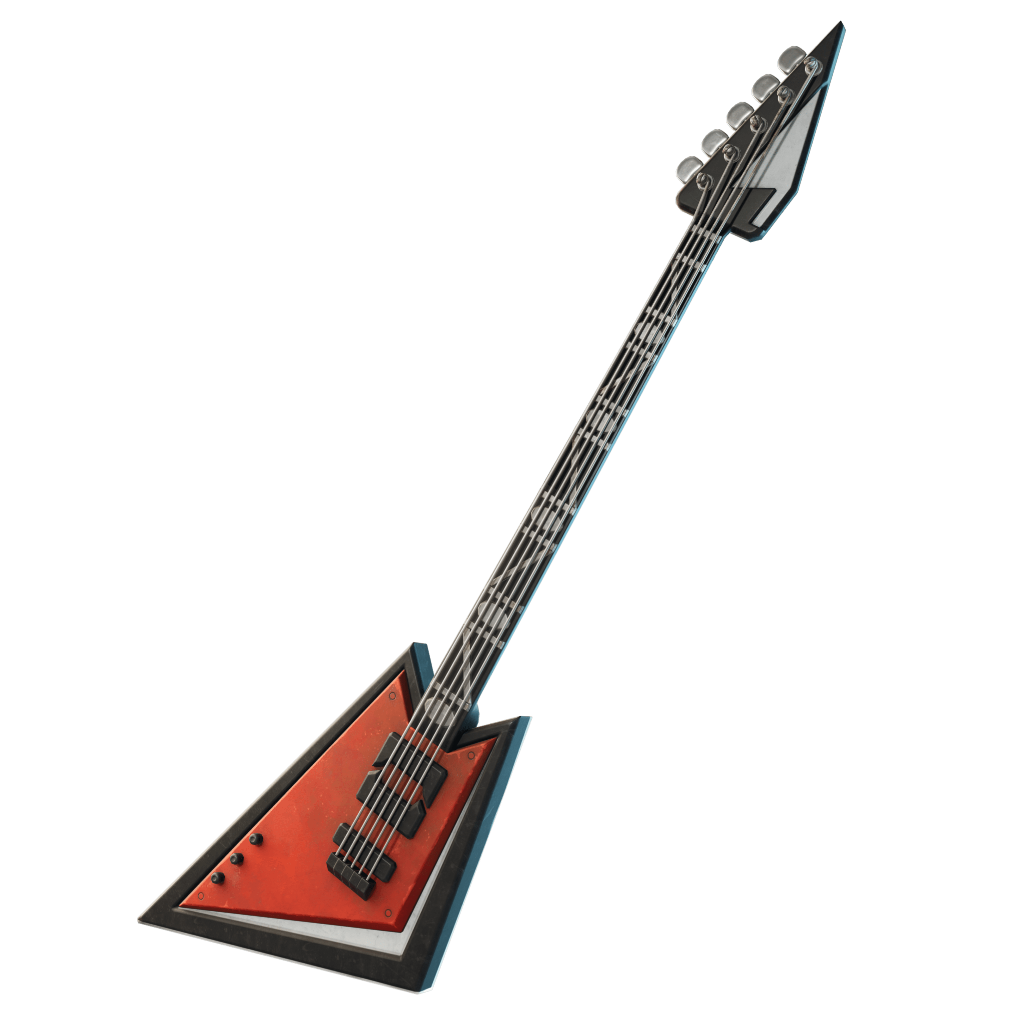Guitare flamboyante de Bonnie