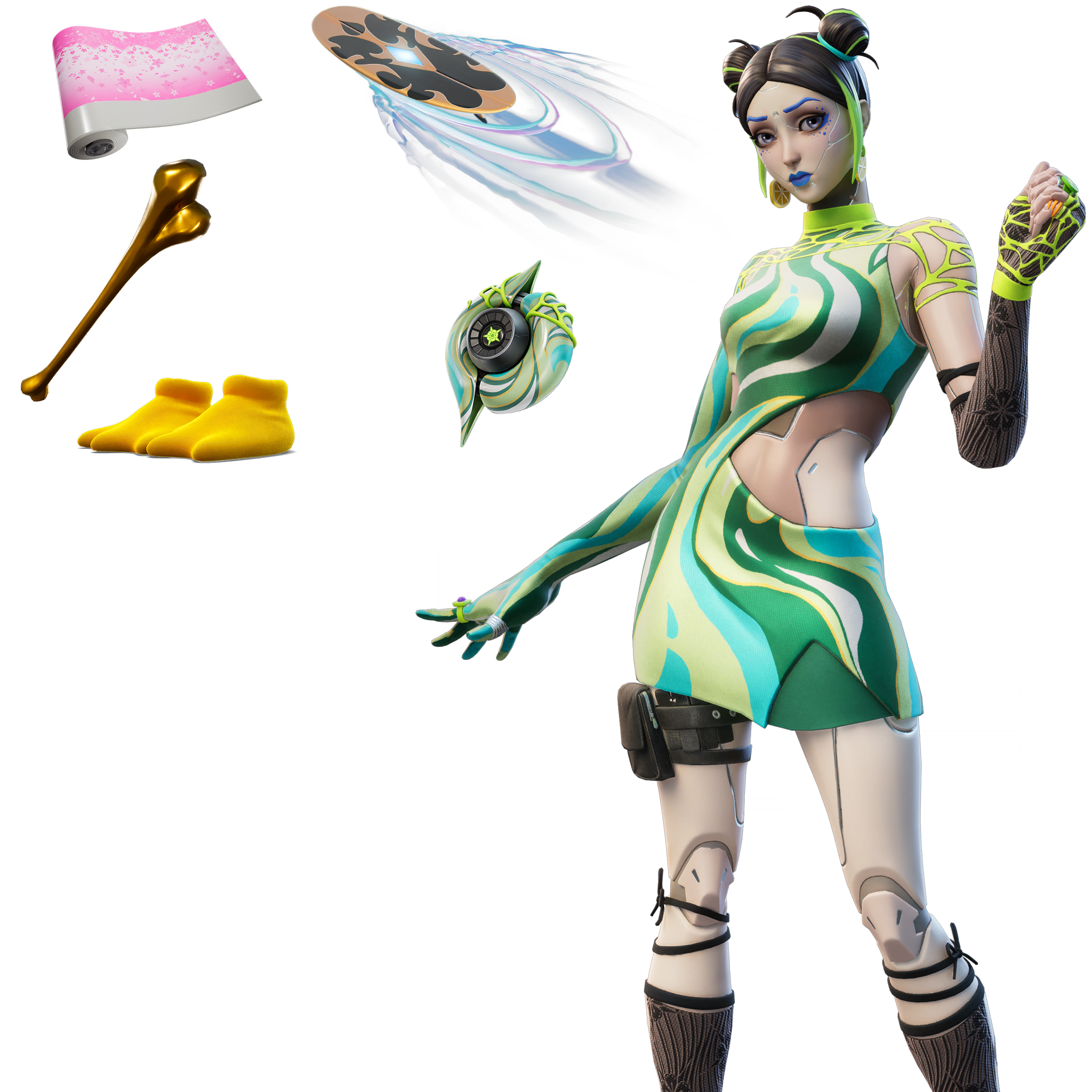 Grxntのロッカーバンドル（レア バンドル）2,500 V-Bucks - フォートナイト