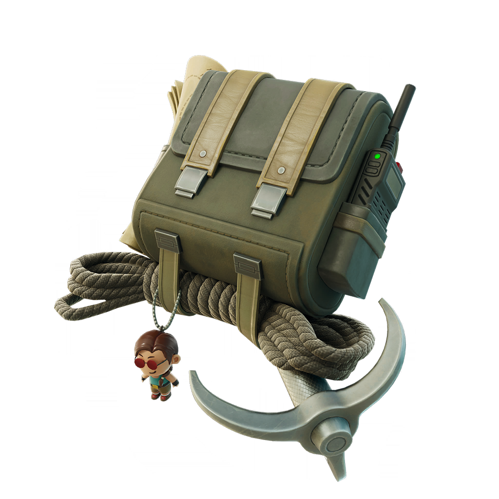 トゥームレイダーのサッチェルバッグ（ゲーミングレジェンズ バックアクセサリー）300 V-Bucks - フォートナイト
