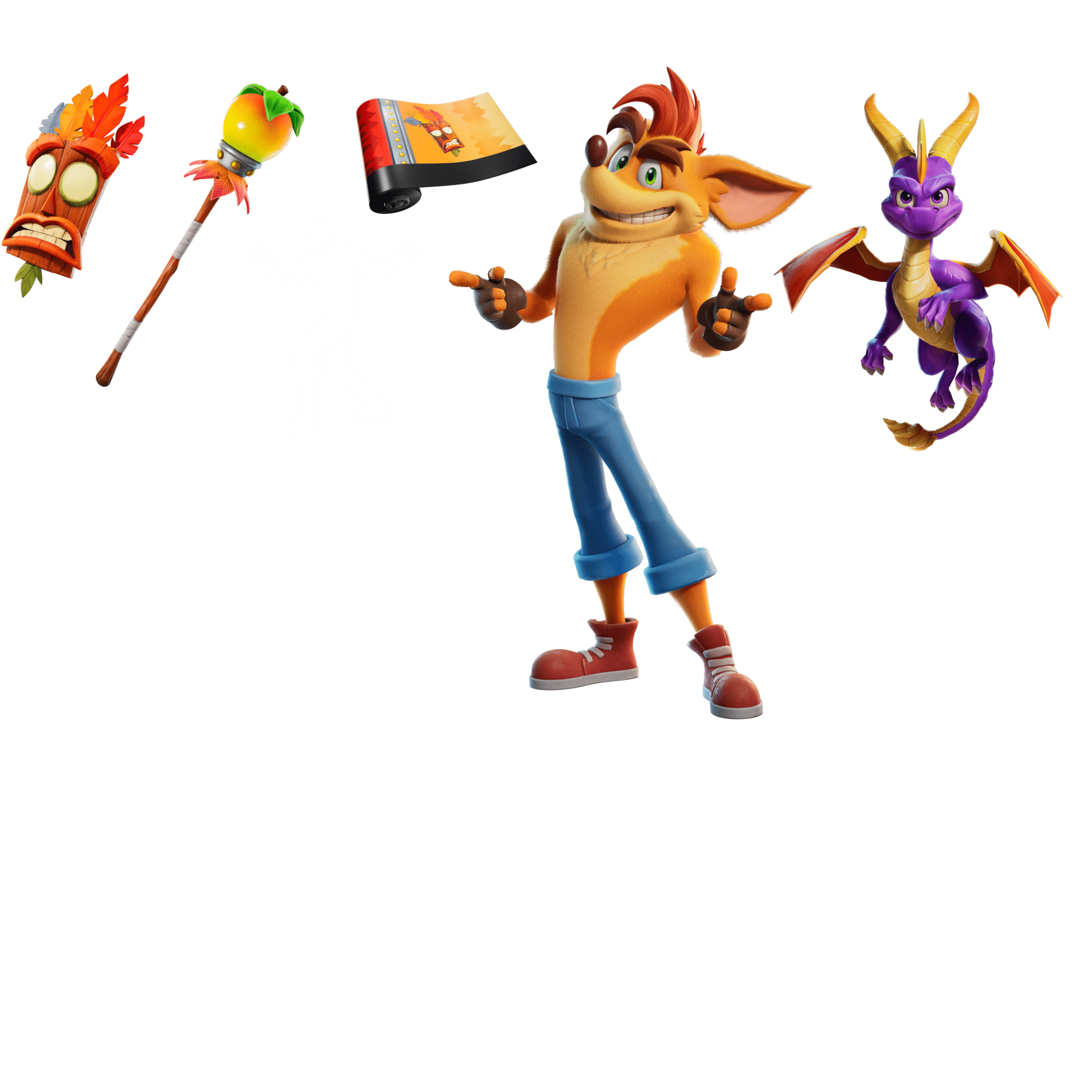 Pack Crash Bandicoot et Spyro