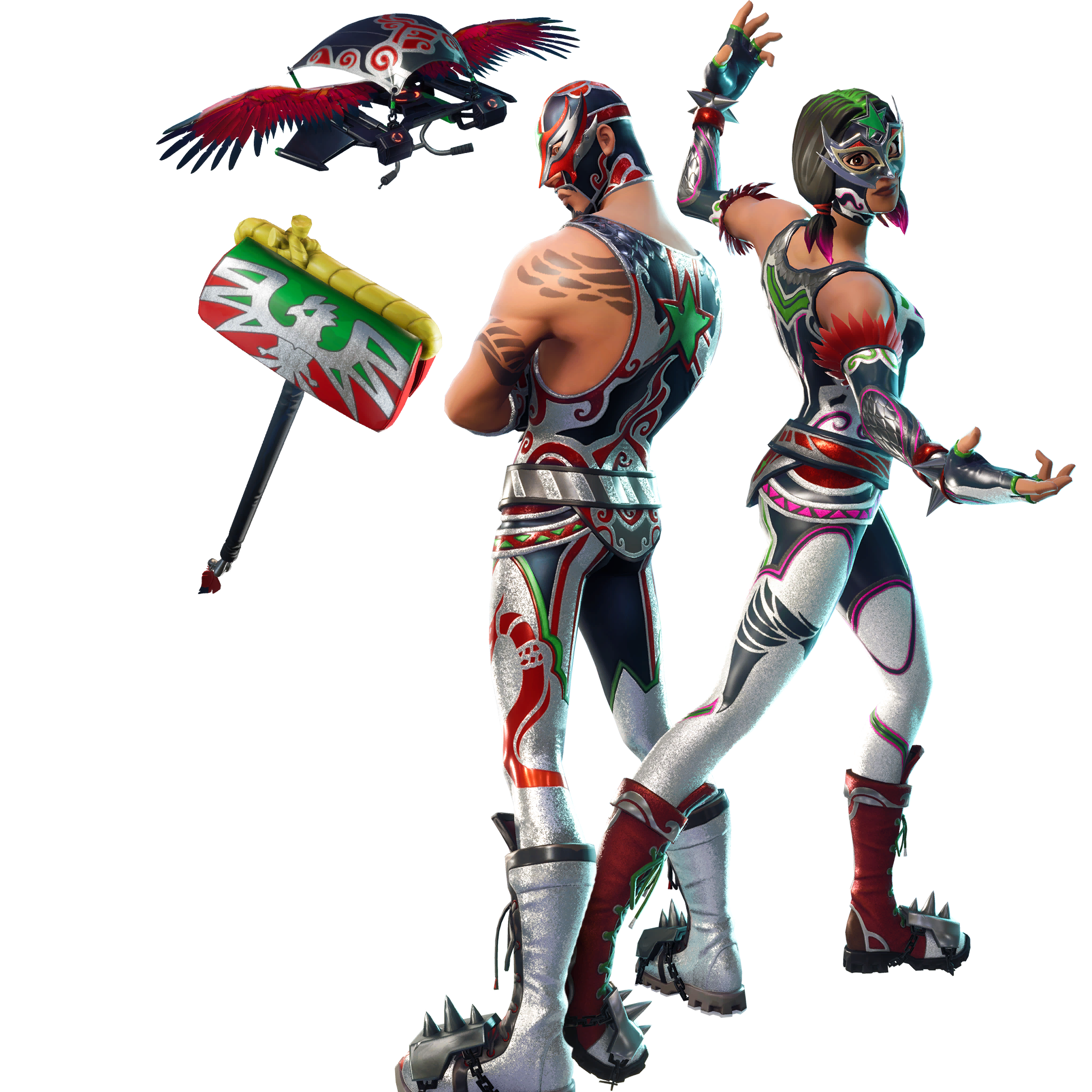 ルチャ バンドル（レア バンドル）2,200 V-Bucks - フォートナイト
