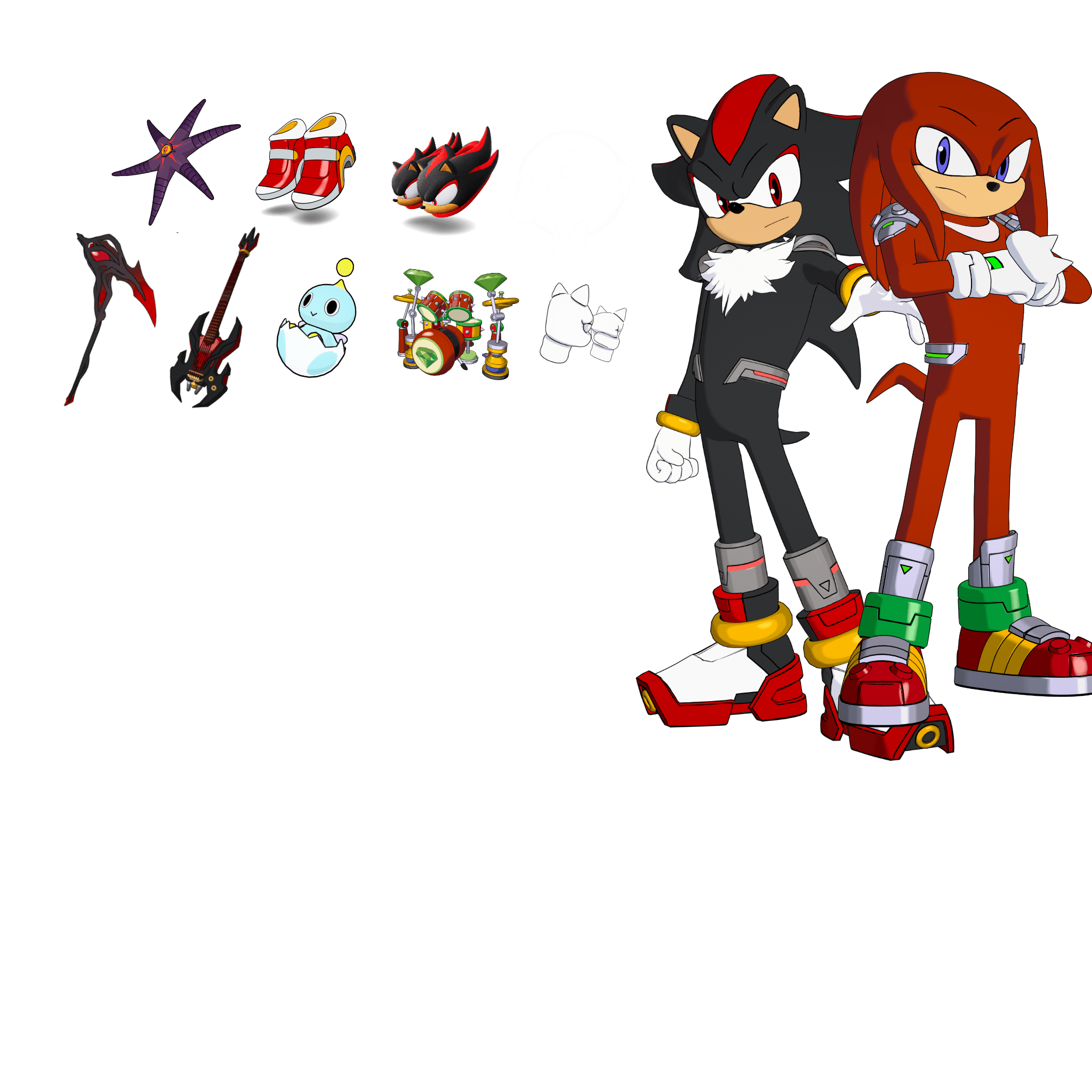 Pack Shadow et Knuckles