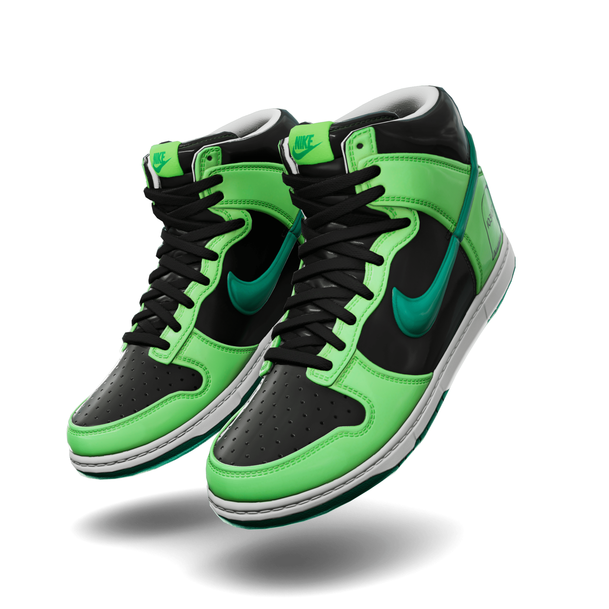 Nike Dunk Hi 'Halloween Green' in the Fortnite item shop on 11 October 2026