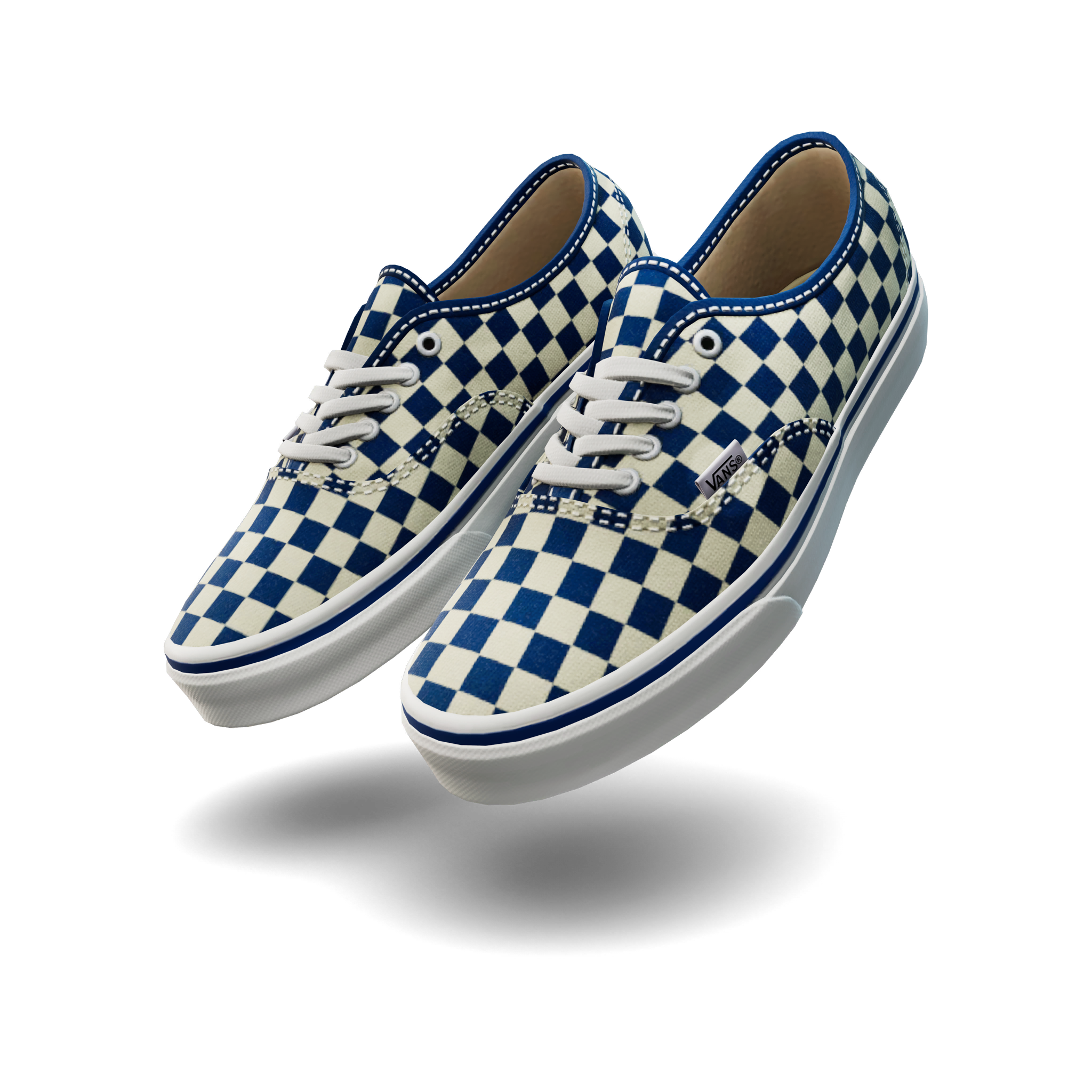 Vans Authentic 'Checkerboard Blue/White'