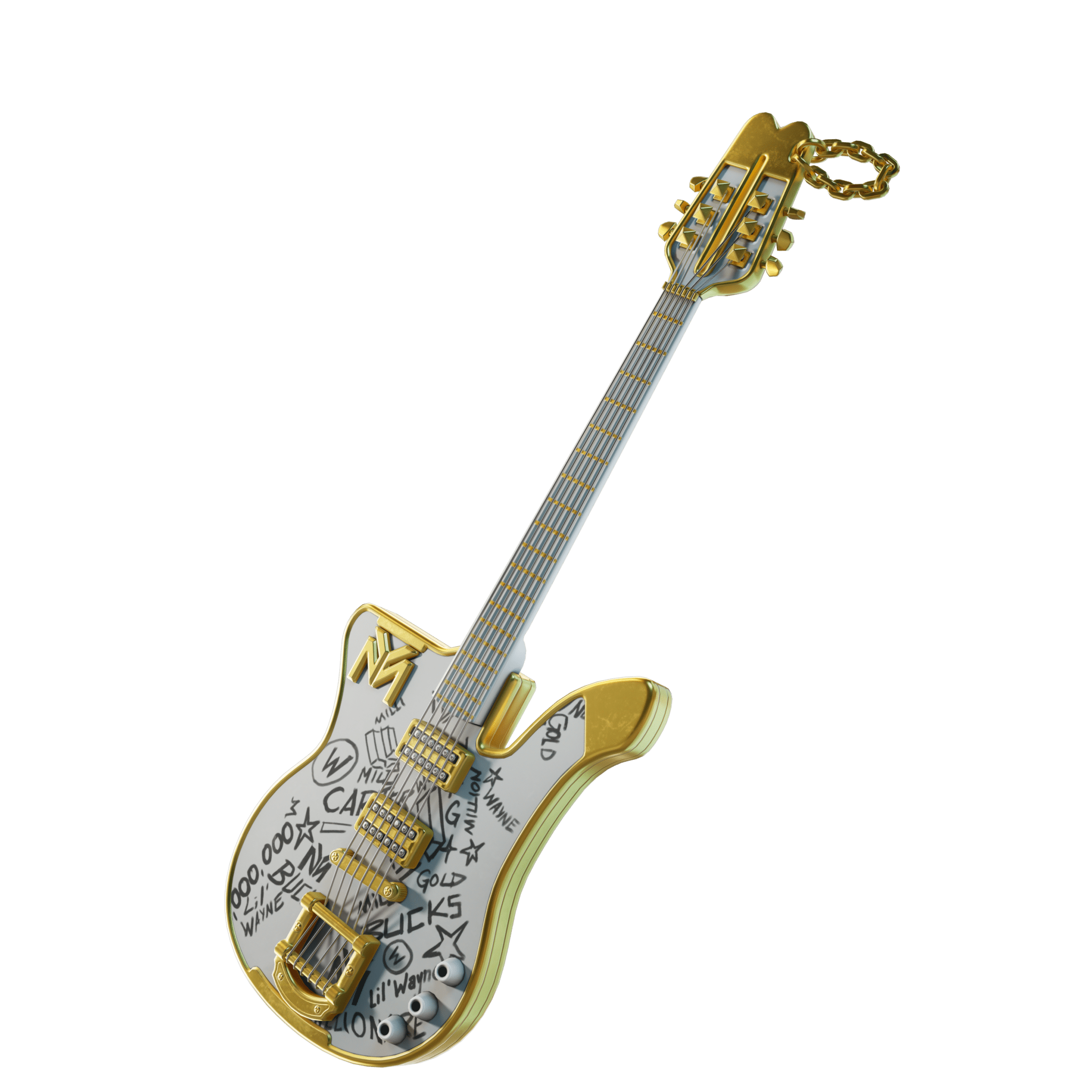 Guitare bling-bling