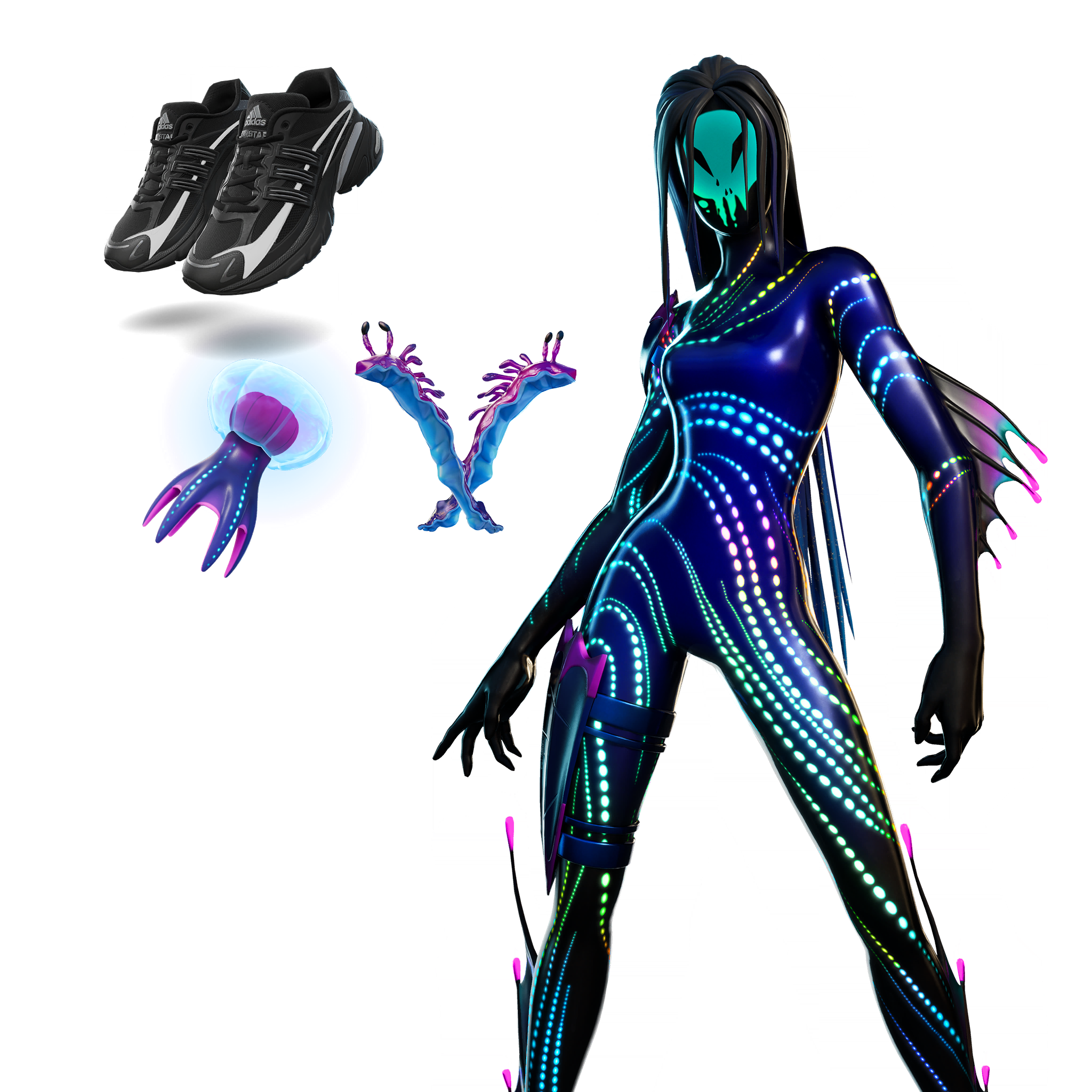 Lote adidas Black Ink "Squid"