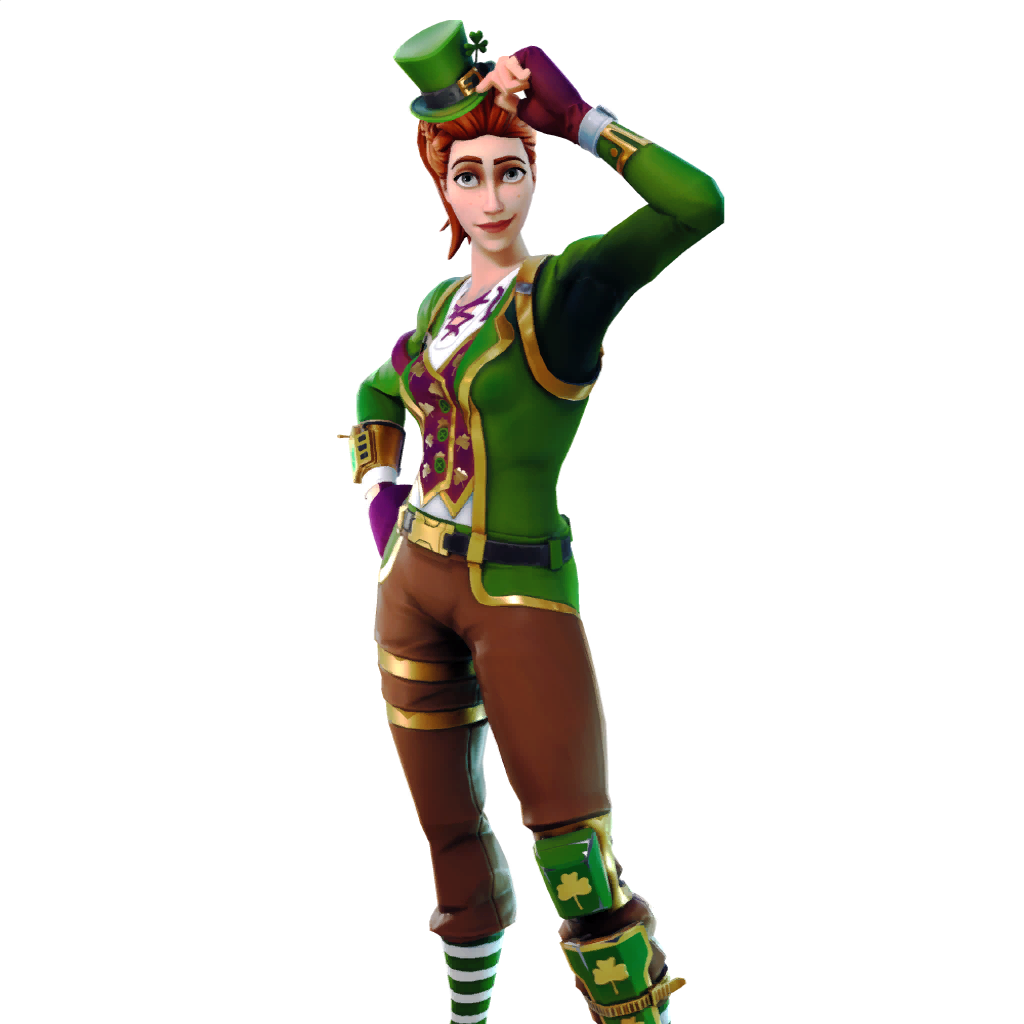 グリーンクローバー（アンコモン スキン）800 V-Bucks - フォートナイト