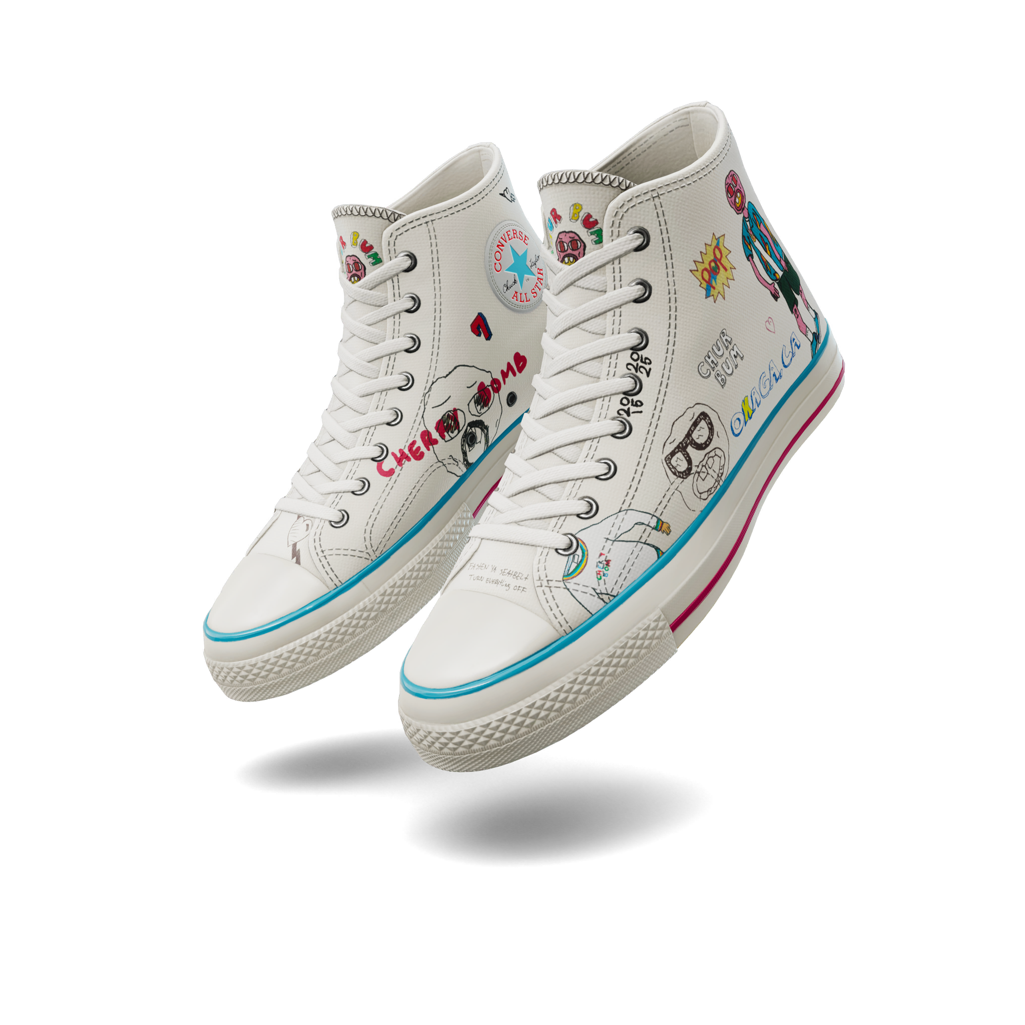 Converse Chuck 70 ‘Cherry Bomb’ by GOLF WANG