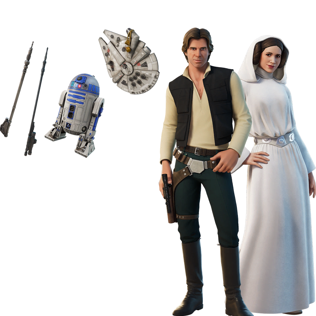 Lote de Han Solo y Leia Organa