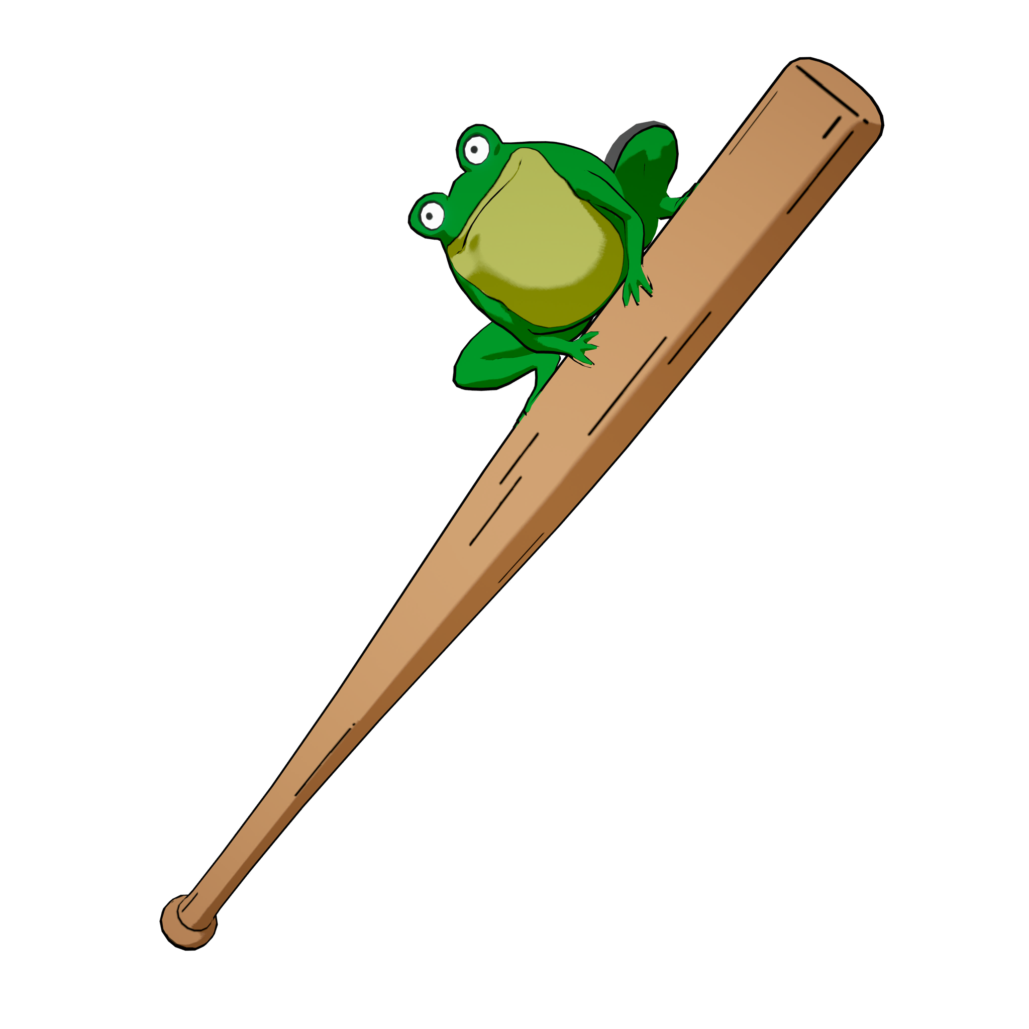 Frog Baseball Bat