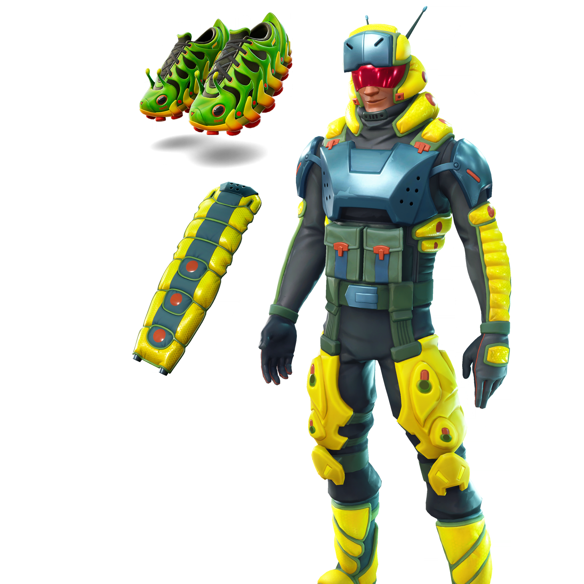 キャタピラー シューズバンドル（レア バンドル）1,500 V-Bucks - フォートナイト