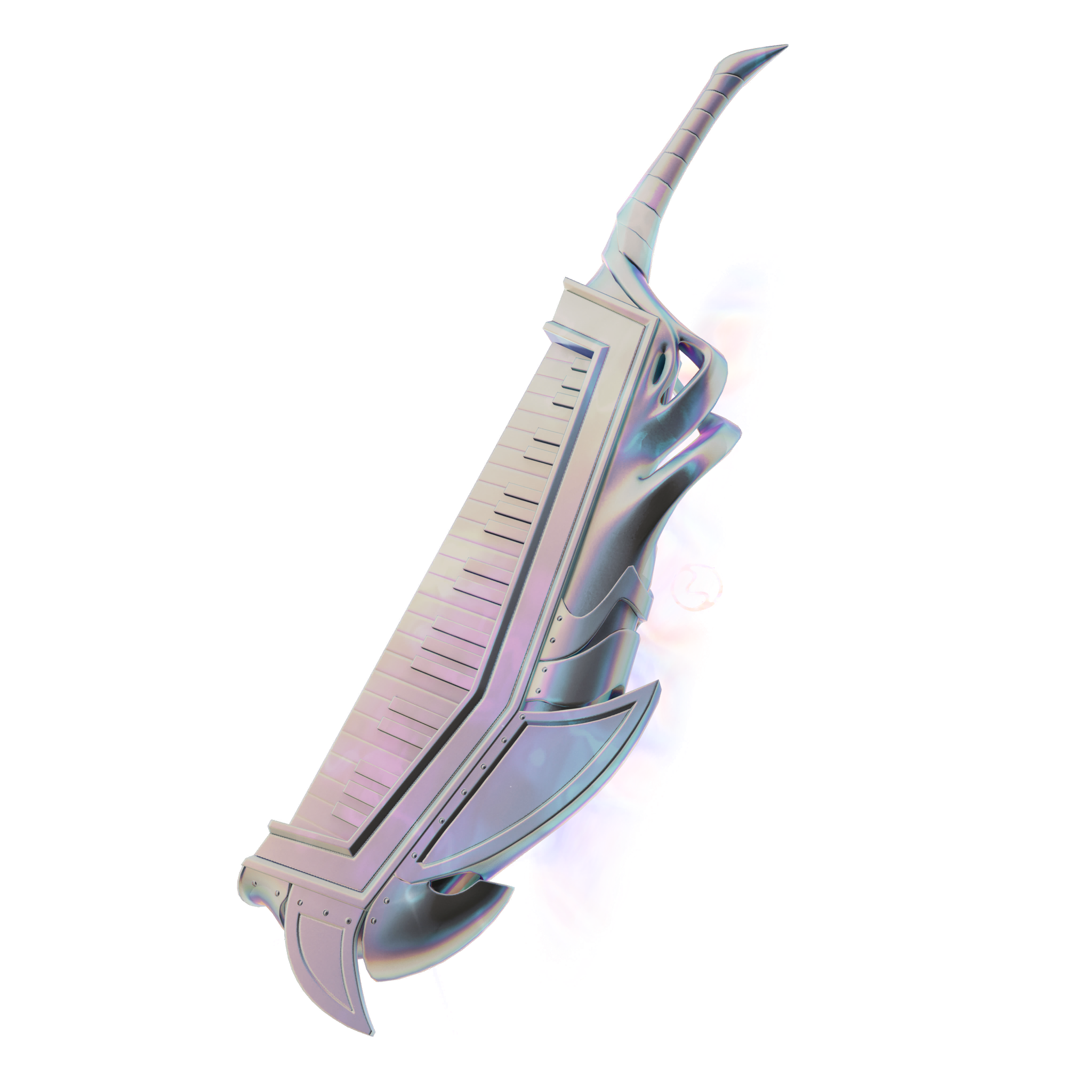 プラチナ Chromaticaキーター（アイコンシリーズ ツルハシ）- フォートナイト