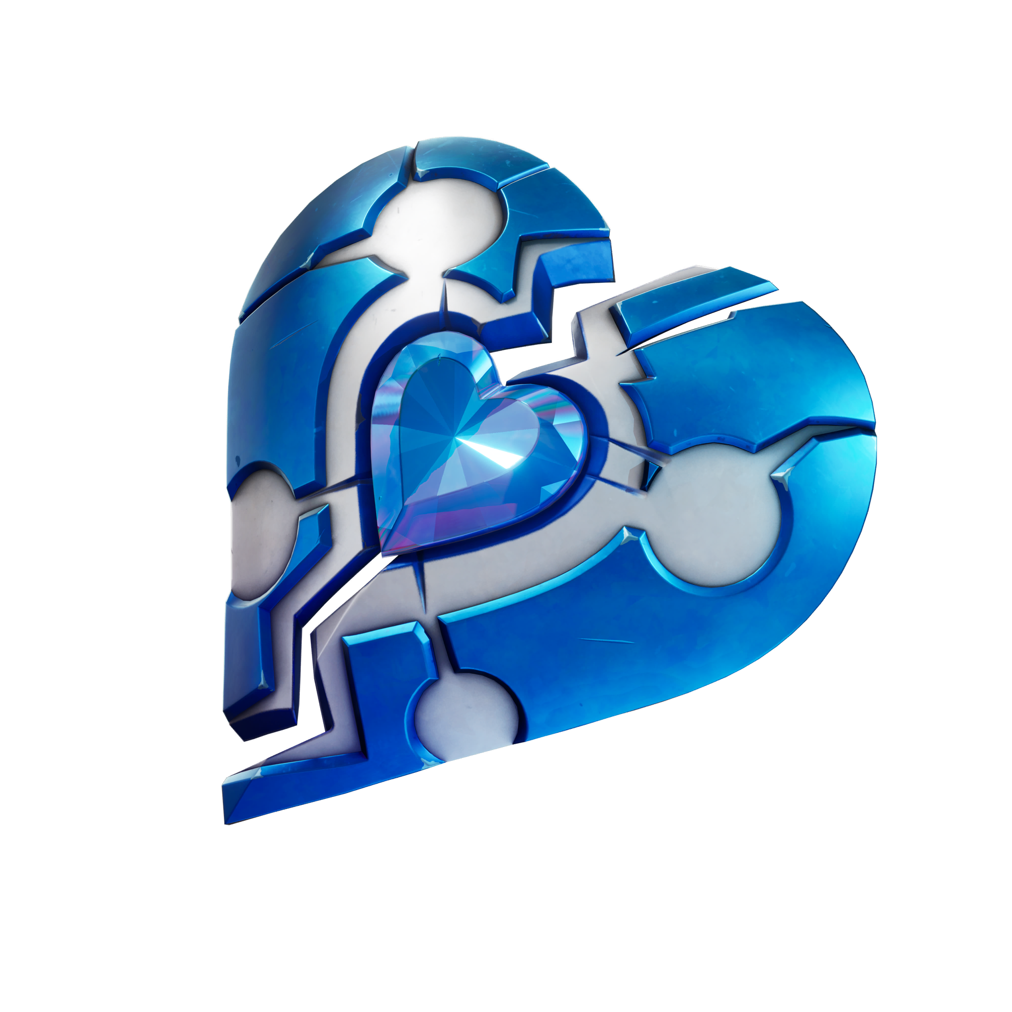 Cuore-scudo spezzato