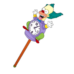 Krusty Alarm Clock