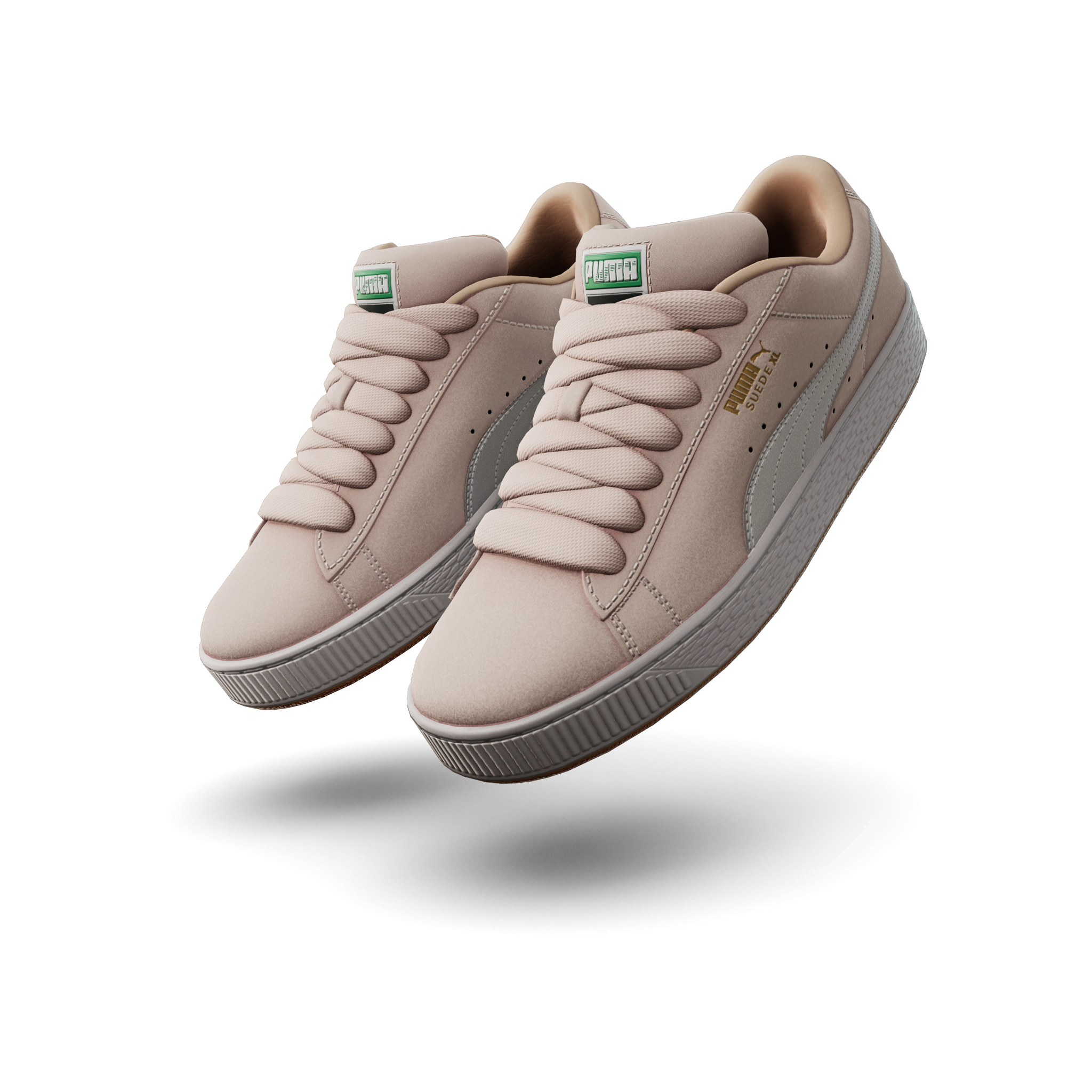 Schuhen PUMA Suede XL „Jasmine Flower/White“ Fortnite Featured Image