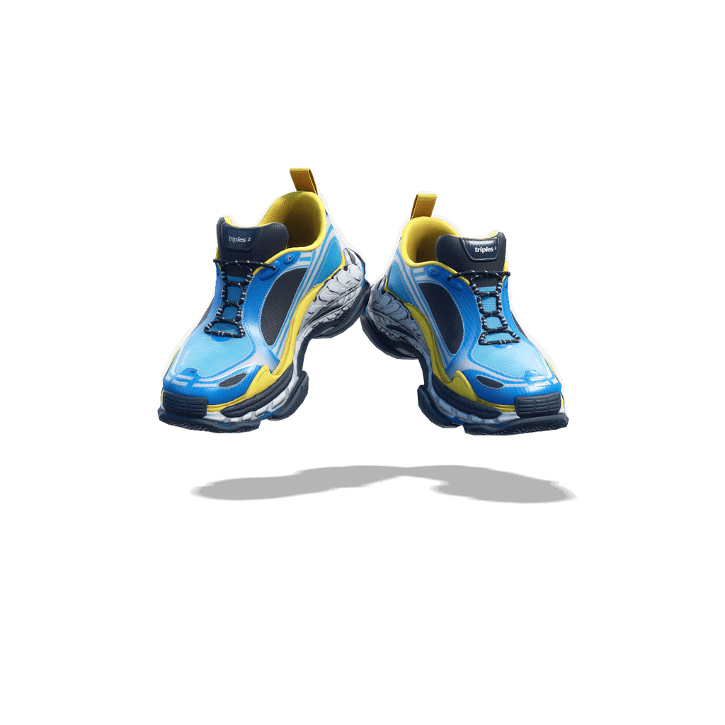 Balenciaga Triple S.2 "Blue/White/Yellow"