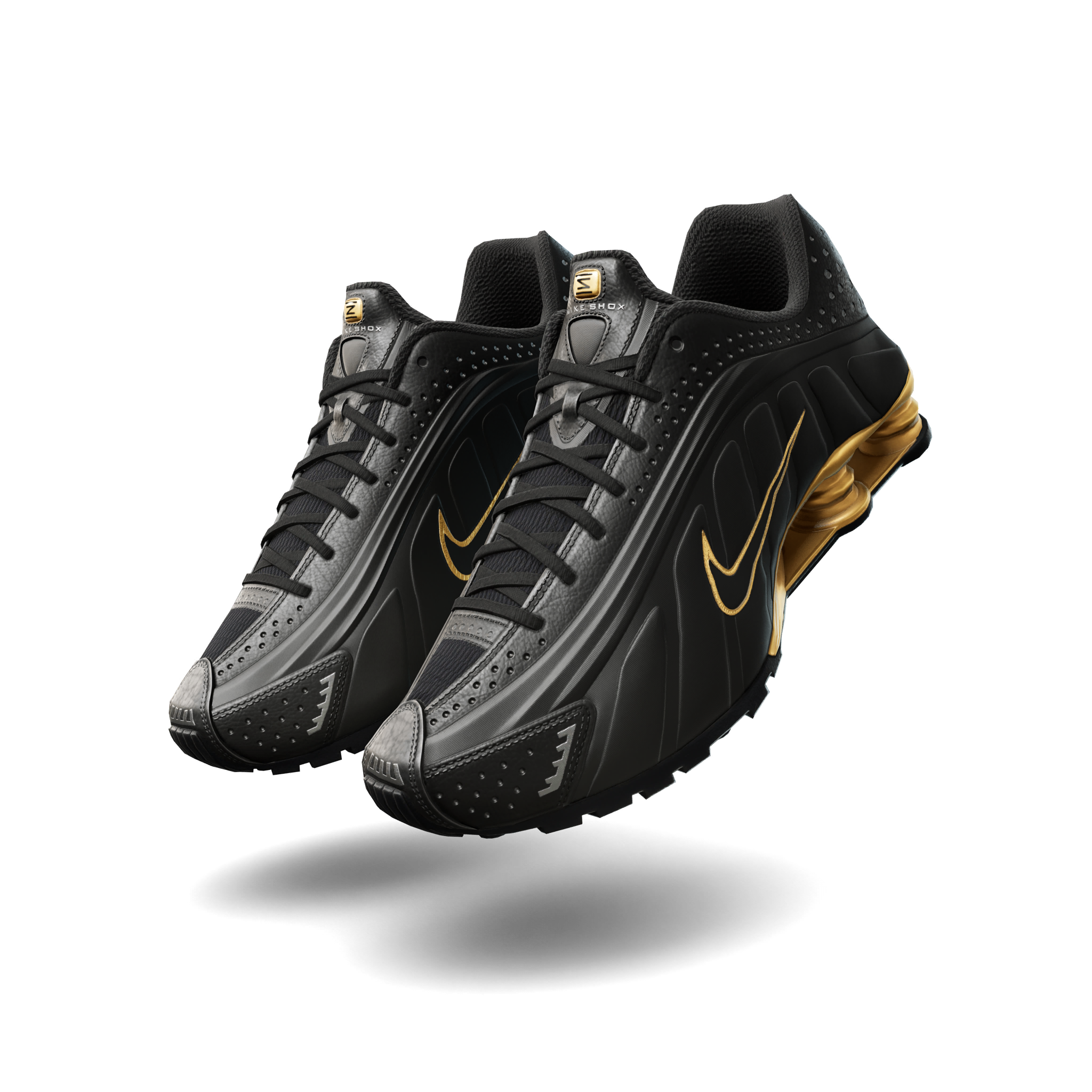 Nike Shox R4 'Black/Gold'