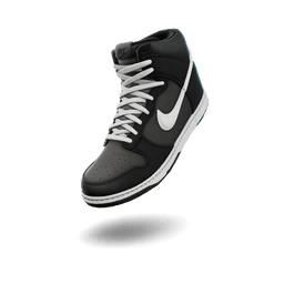 Nike Dunk Hi 'Black Panda' — Uncommon Shoes in Fortnite