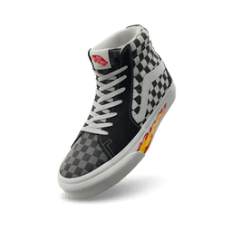 Vans Customs Sk8-Hi 'Multi-Checkerboard/Flame'