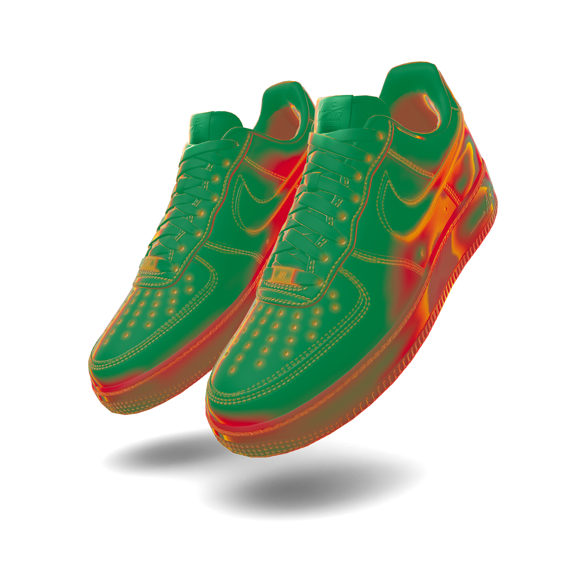 Nike Air Force 1 Heat Map