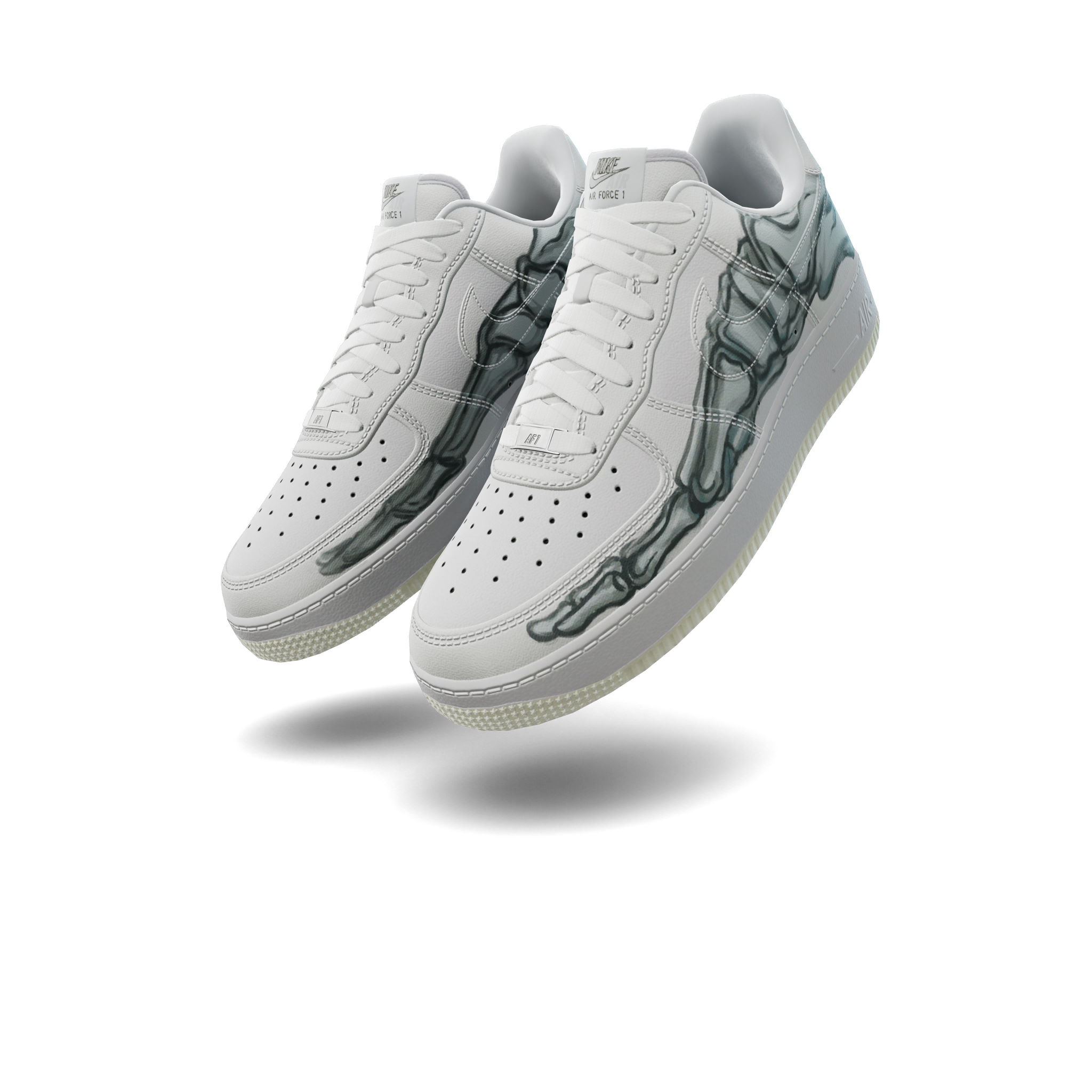 Nike Air Force 1 '07 'White Skeleton'